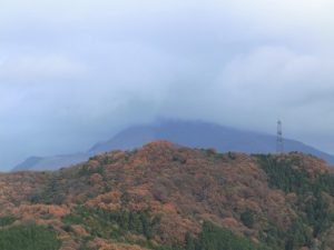 雲がかかっていて雪が撮れませんでした！